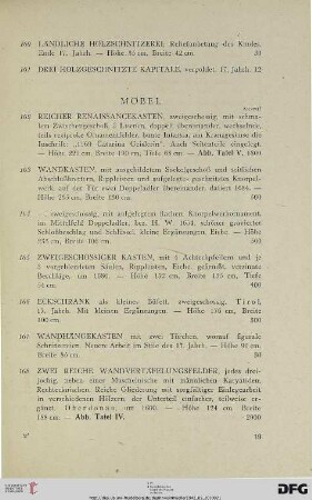 Möbel (Nr. 162-208)