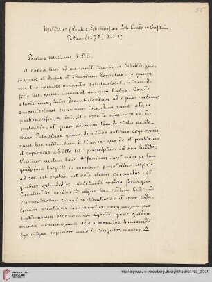 Padua, 17.07.1578