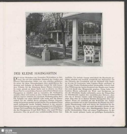 Der Kleine Hausgarten