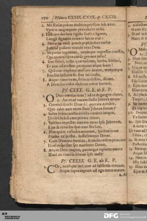 Psalmus CXXXI. - CXL.
