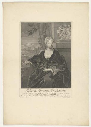 Bildnis der Johanna Susanna Höcknerin geb. Rothin