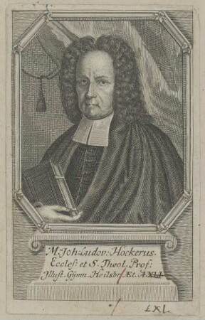 Bildnis des Joh. Ludov. Hockerus