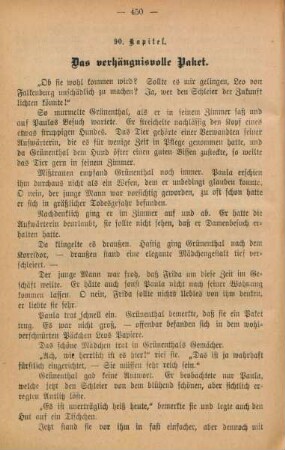 90. Kapitel. Das verhängnisvolle Paket.