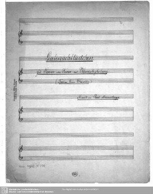 Gutenachtliedchen - Mus.11302-K-509 : Sopran, pf - A|b; RMWV 311