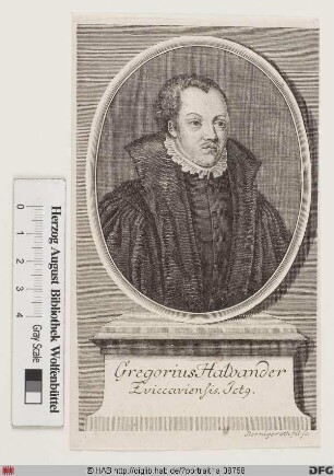 Bildnis Gregor Haloander (eig. Meltzer)