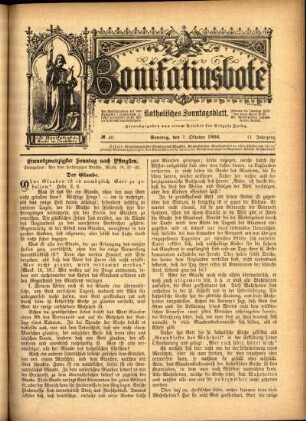 Ausgabe vom Sonntag, den 07. Oktober 1894.