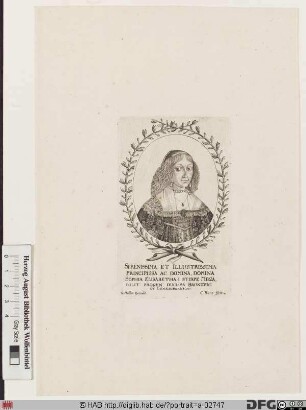 Bildnis Sophie Elisabeth, Herzogin zu Braunschweig-Lüneburg-Wolfenbüttel, geb. Prinzessin von Mecklenburg-Güstrow