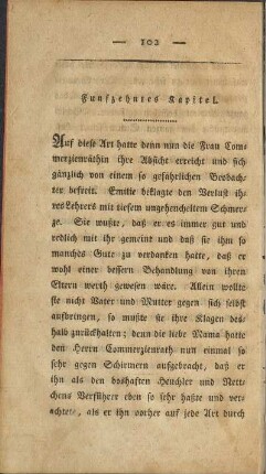 Fünfzehntes Kapitel
