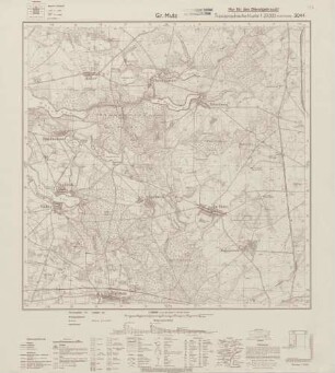 3044 Gr. Mutz, Topographische Karte 1:25000 (4cm - Karte)