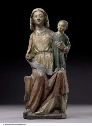 Thronende Maria mit Kind