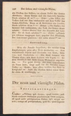 Der neun und vierzigste Psalm