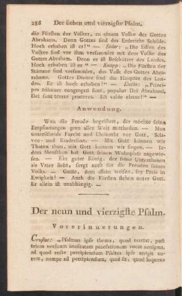 Der neun und vierzigste Psalm