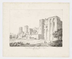 Vue de l’Ancien Palais des Papes a Avignon
