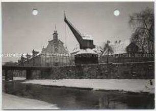 Lüneburg, Kaufhaus und Alter Kran