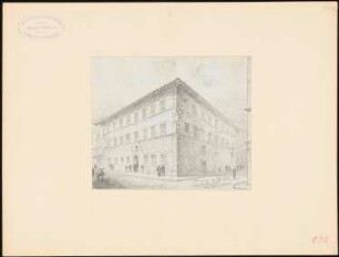 Casa Buonarotti, Florenz: Perspektivische Ansicht