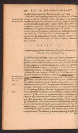 Caput IV. Imaginum progressus continuatur post Synodos Niccaenam Secundam, & Francofurtensem.