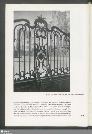 Blick aus dem Hofe des Palais am Taschenberg