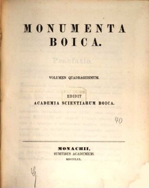 Monumenta Boica. 40 = Collectio nova 13, Monumenta Episcopatus Wirziburgensis : 1336 - 1343