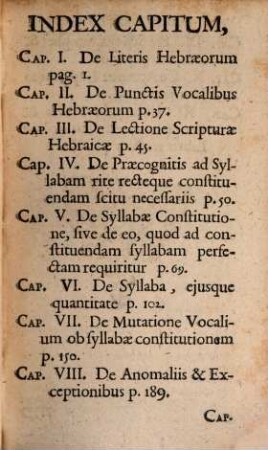 Genius et indoles linguae sanctae