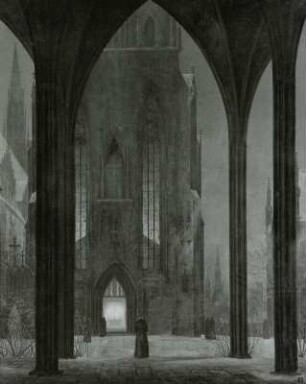Dom im Winter