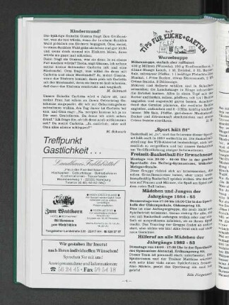 Treffpunkt Gastlichkeit...