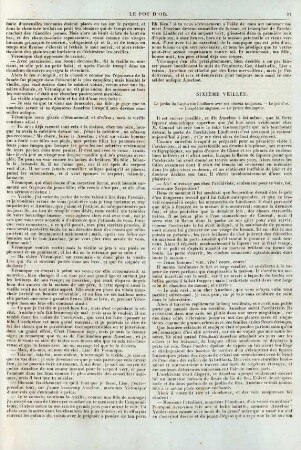 Sixième Veillée.