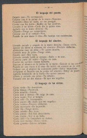 El lenguaje del guante