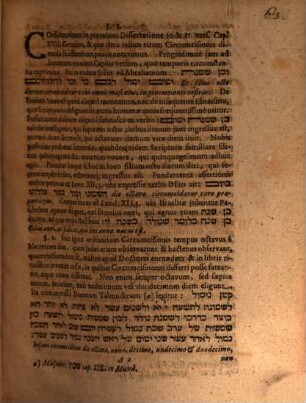 Hilḵôt mîlā Sive De Circumcisione Iudaeorum : Ex Gen. XVII v. 12 ; Dissertatio Philologica Secunda