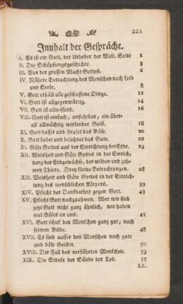 Innhalt der Gespräche