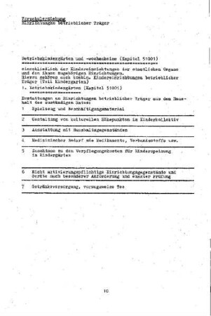 Vorschulerziehung, Einrichtungen betrieblicher Träger