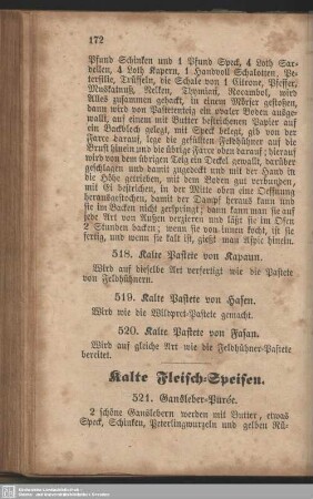 Kalte Fleisch-Speisen