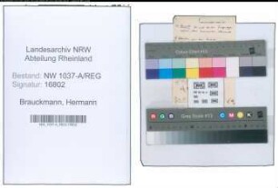 Entnazifizierung Hermann Brauckmann , geb. 00.00.0000 ()