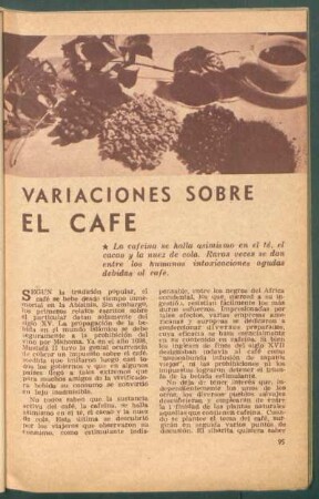 Variaciones sobre el café
