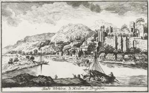 Stadt Wehlen, 3 Meilen von Dresden