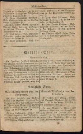 Militär-Etat