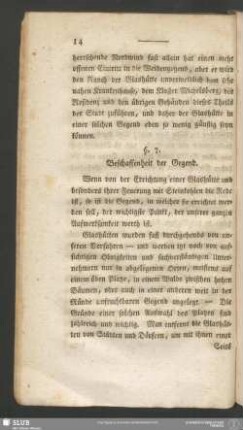 §. 7. Beschaffenheit der Gegend