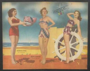 Georgia Reed, Ruth Roman, Patricia Hall - [Ilustración] : Pebetas de PBT