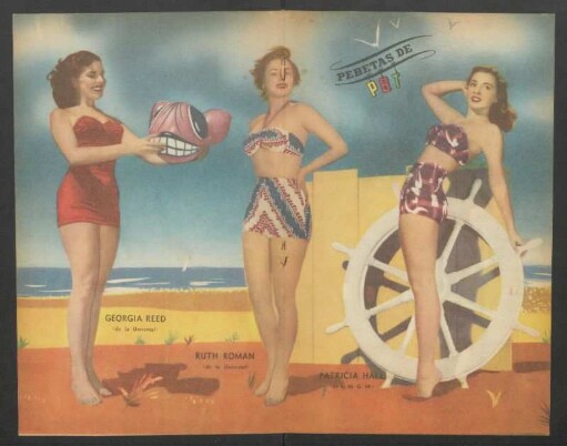 Georgia Reed, Ruth Roman, Patricia Hall - [Ilustración] : Pebetas de PBT