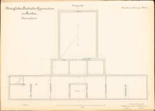 Friedrichs-Gymnasium, Breslau: Grundriss DG 1:100