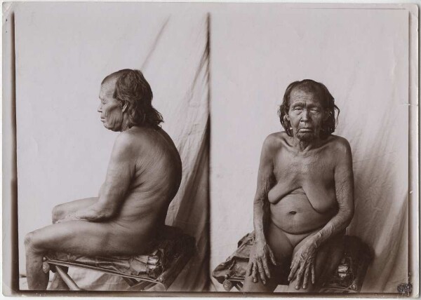 Photographie type des Kayapó Barití ("les plus anciens de la tribu")