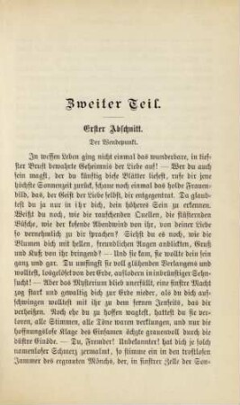 Erster Abschnitt: Der Wendepunkt