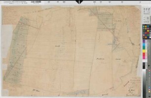 Hemmerde (Unna), Frömern (Fröndenberg), Bausenhagen (Fröndenberg), Fröndenberg (Fröndenberg), Teilung der Waldparzellen Schelk, Bl. 2 Brouillonkarte Hemmerde Flur 5