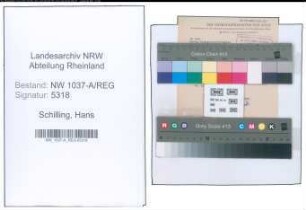 Entnazifizierung Hans Schilling , geb. 00.00.0000 (Stadtsekretaer)