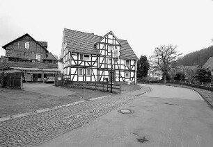 Fachwerkwohnhaus; Kaufungen, Mittelstraße 23