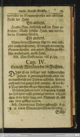 Cap. IV. Gewisse Mittel wieder die Flechten