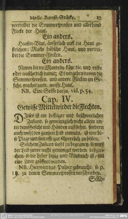 Cap. IV. Gewisse Mittel wieder die Flechten