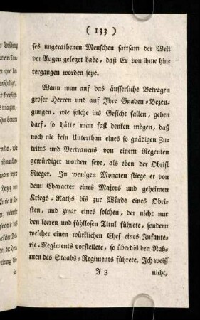 133-144, Wann man auf das äusserliche Betragen großer ...