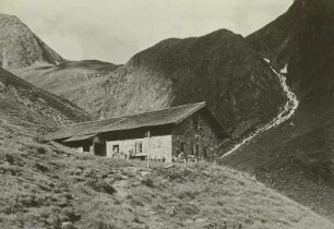 Österreich. Stubaier Alpen. Amberger Hütte (2151 m) (1888)