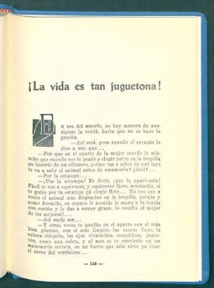 ¡La vida es tan juguetona!