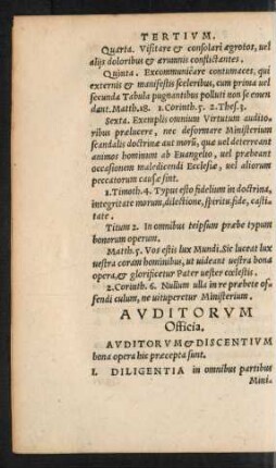 Auditorum Officia.
